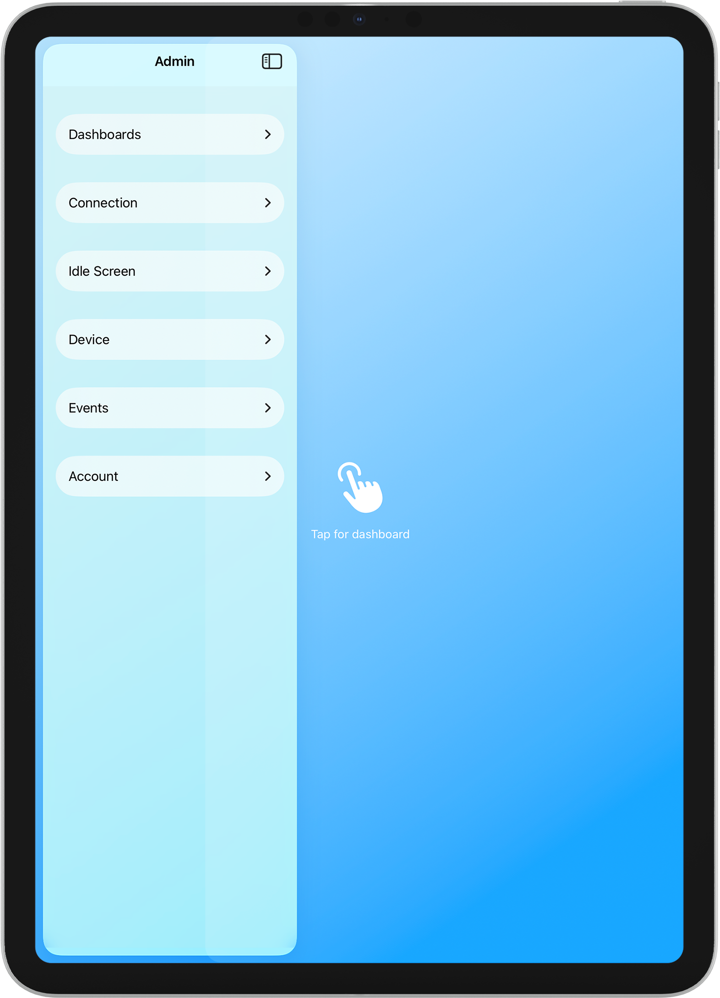 ipad admin closed tabs